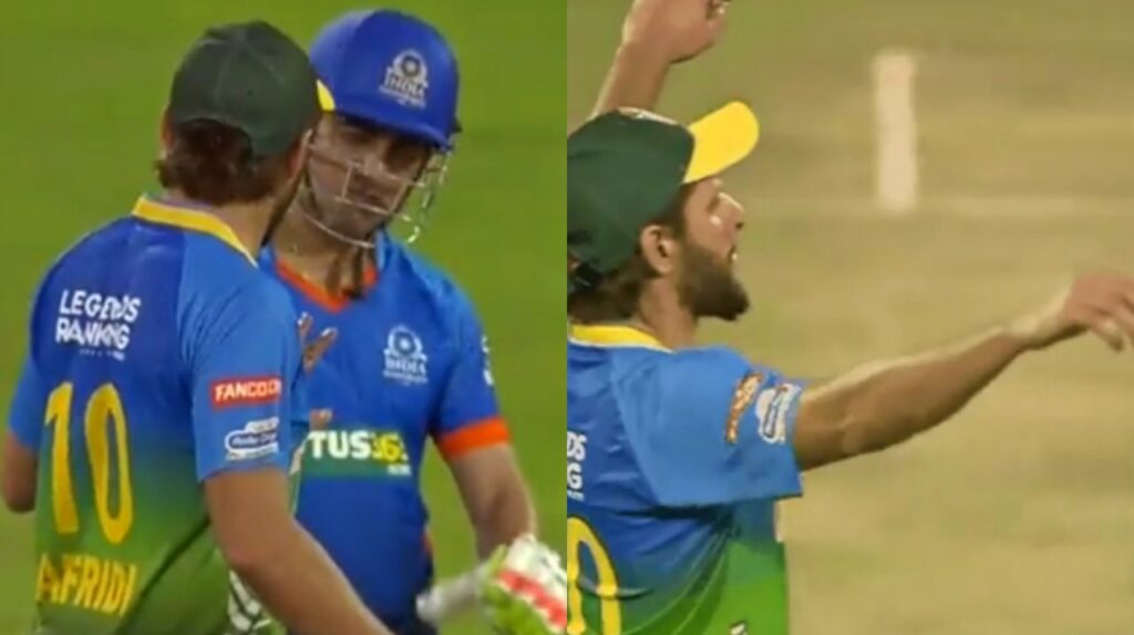 Shahid Afridi in Legends League Cricket