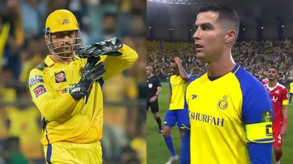 Dhoni's CSK beats Ronaldo's Al Nassr.