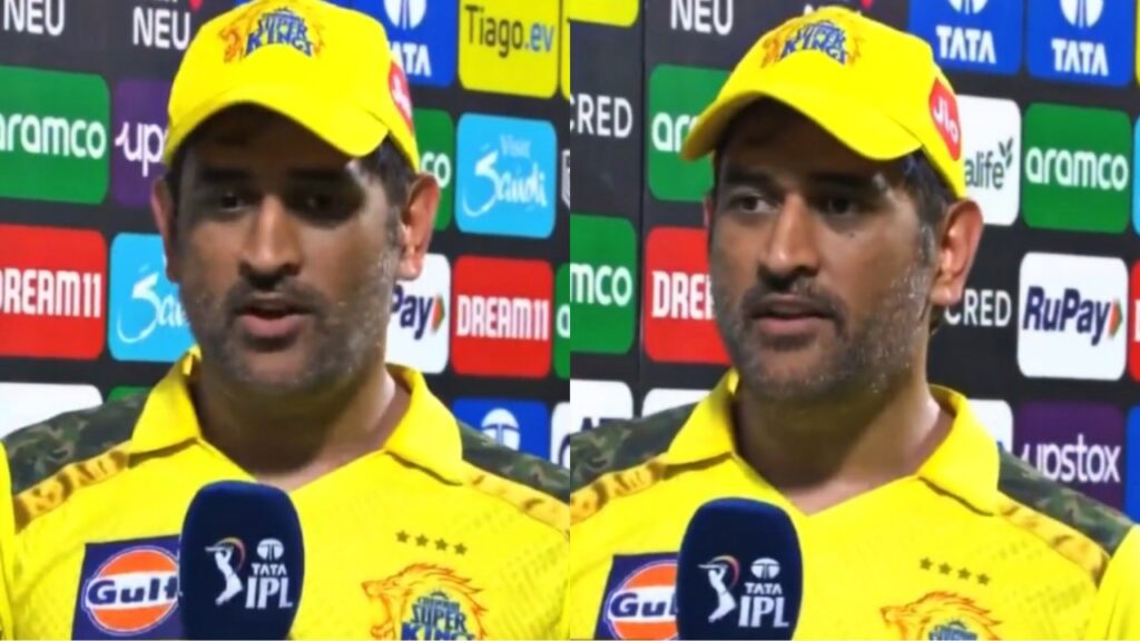 MS Dhoni warns to step down as CSK Captain