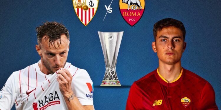 Sevilla vs Roma in UEFA Europa League Final 2023.