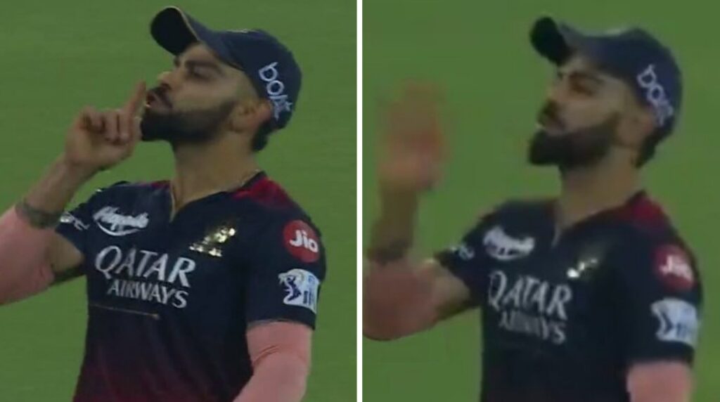 Kohli Celebration