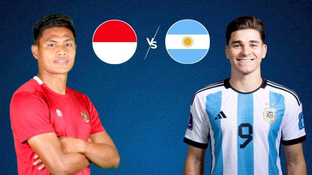 Argentina vs Indonesia live telecast in india.