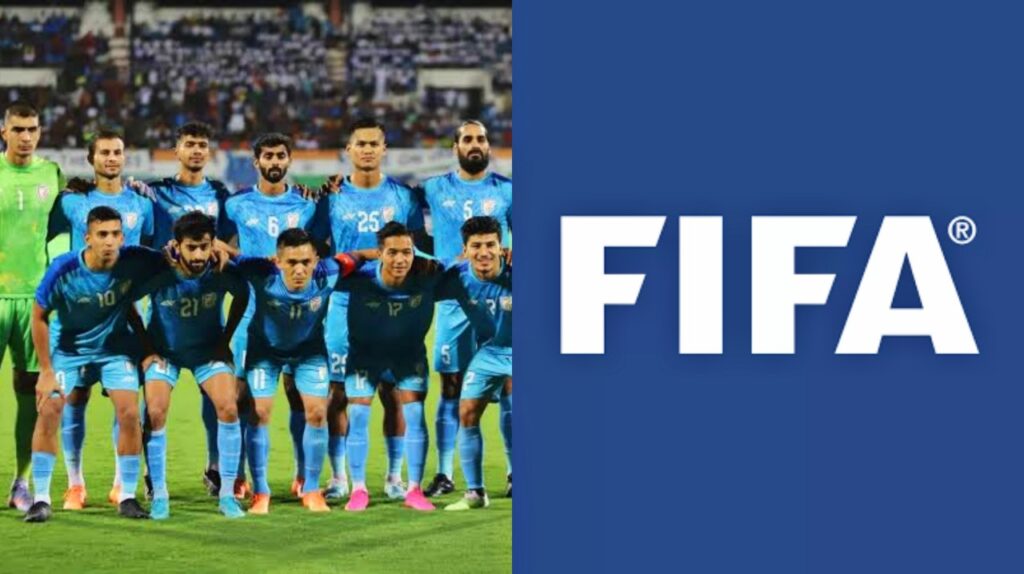 India is now ranked 100 in FIFA men's rankings