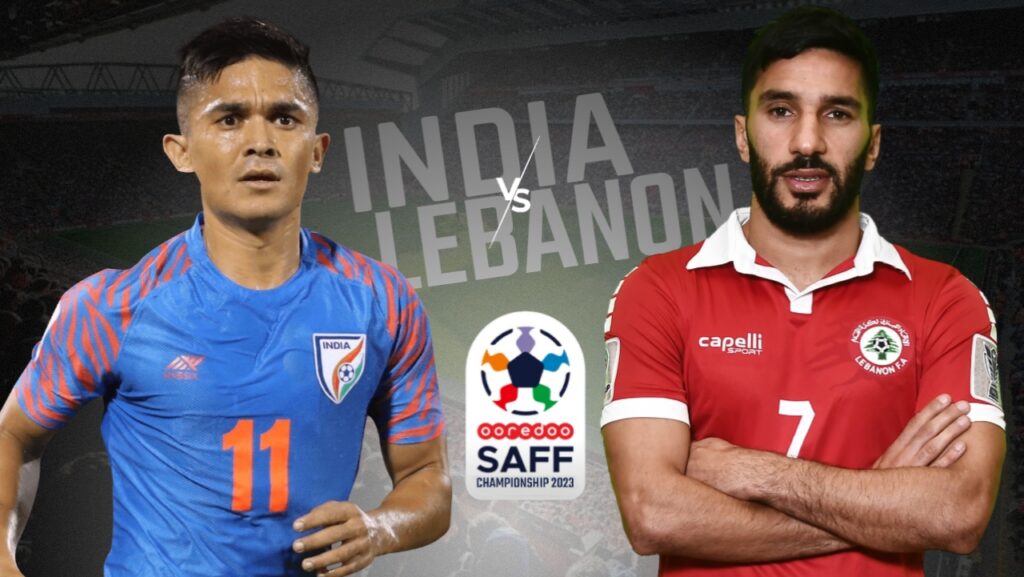 India vs Lebanon football live telecast in India.