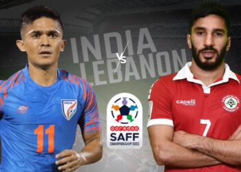 India vs Lebanon football live telecast in India.