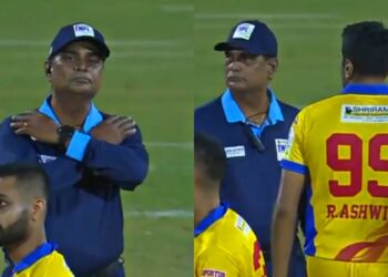 R Ashwin challenges third umpire's decision