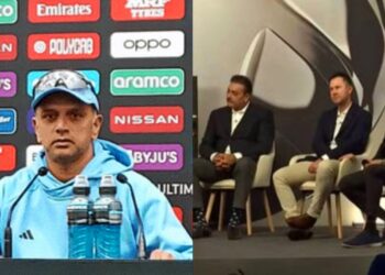 Rahul Dravid attended conference ahead of WTC Final