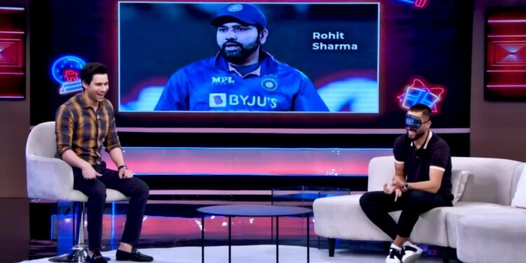 Mohammad Amir trying to guess Rohit Sharma