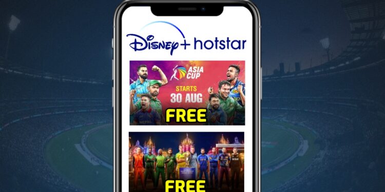 Disney Hotstar announces Free Streaming of Asia Cup and Cricket