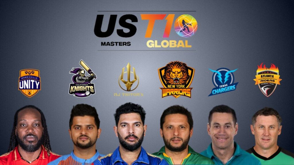 US Masters T10 League 2023 live telecast channel in India