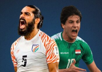 India vs Iraq football live telecast channel