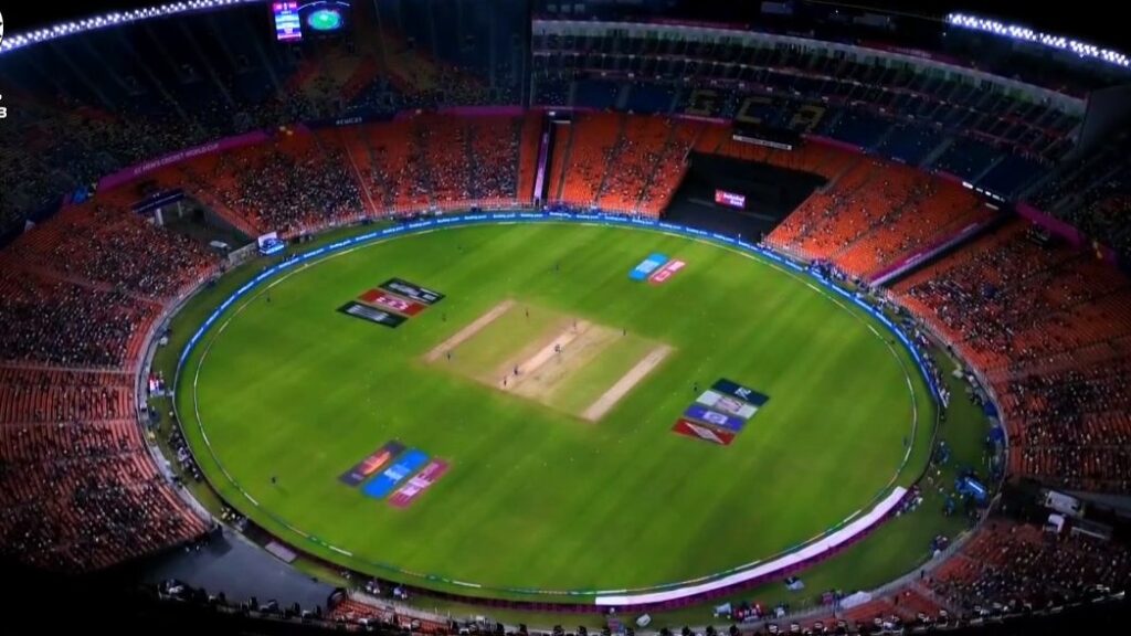 Low crowd during World Cup 2023 opening match