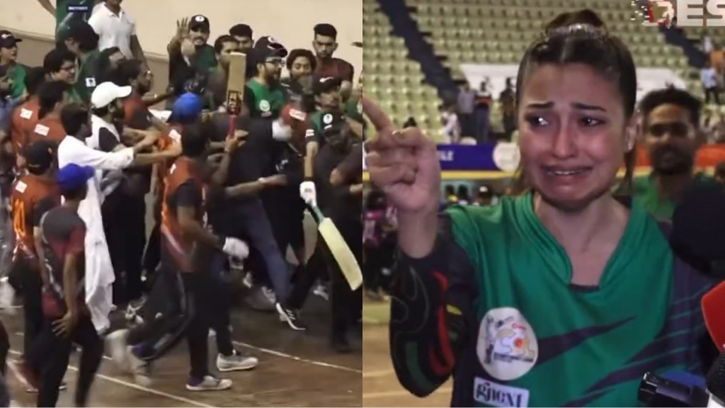 Fight in Bangladesh's Celebrity Cricket League