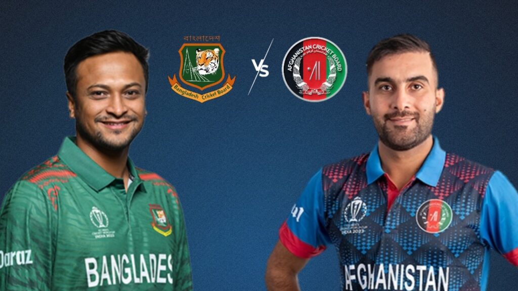 Bangladesh vs Afghanistan world cup 2023