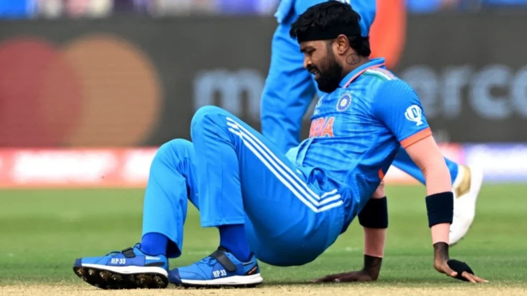 Hardik Pandya injured himself during the games vs Bangladesh