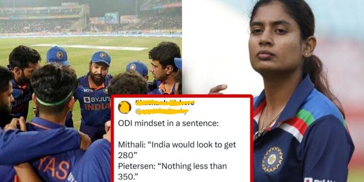 A fan's attempt at mocking Mithali Raj