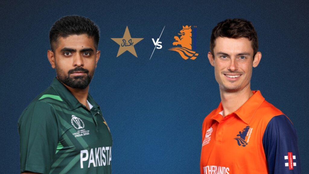 Pakistan vs Netherlands World Cup 2023 live streaming channel