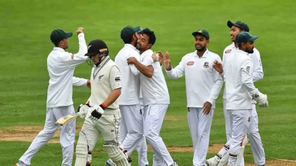 An Image from BAN vs NZ Test Series