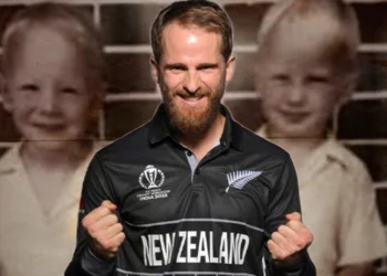 Kane Williamson and his twin brother Logan