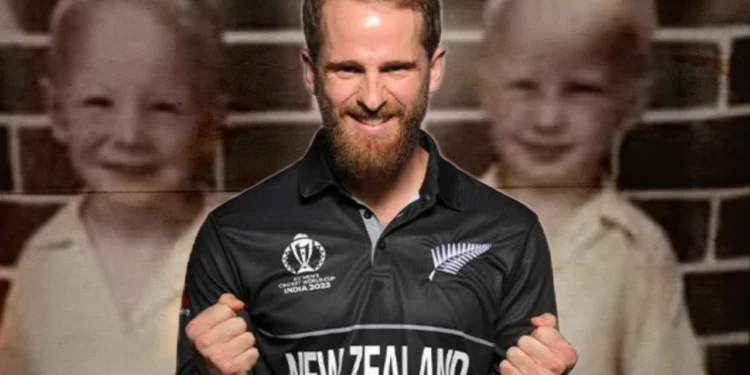 Kane Williamson and his twin brother Logan