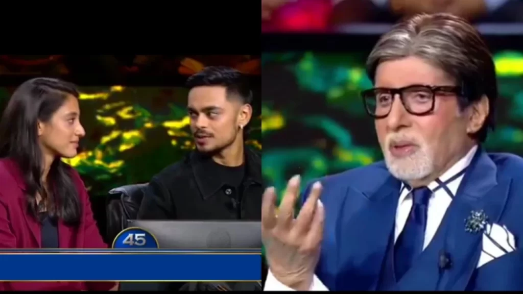 Ishan Kishan and Smriti Mandhana in KBC