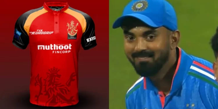 KL Rahul and RCB Jersey