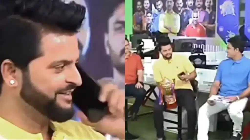 Suresh Raina during IPL Auction 2024 show