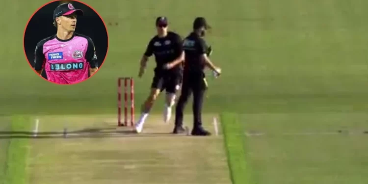 Tom Curran ignored Umpire's warning