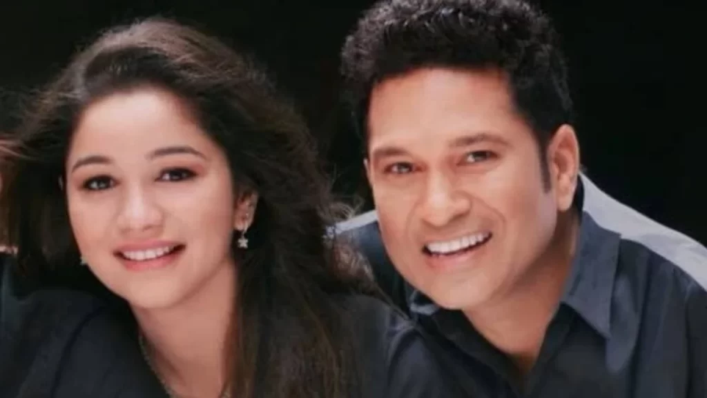 Sachin Tendulkar and His Daughter