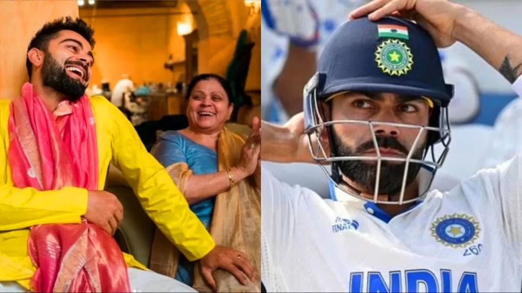 Virat Kohli and His Mother