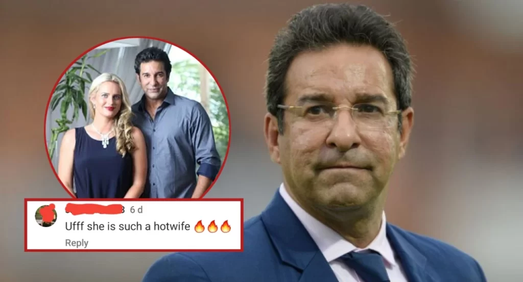 Wasim Akram and His Wife