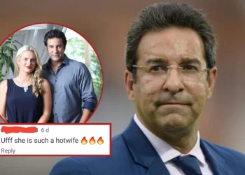Wasim Akram and His Wife