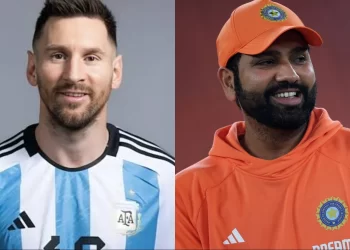 Lionel Messi and Rohit Sharma