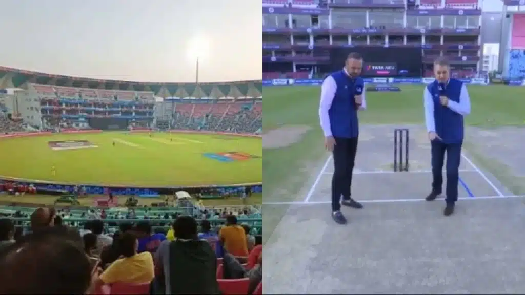 Ekana Stadium Lucknow Pitch during IPL