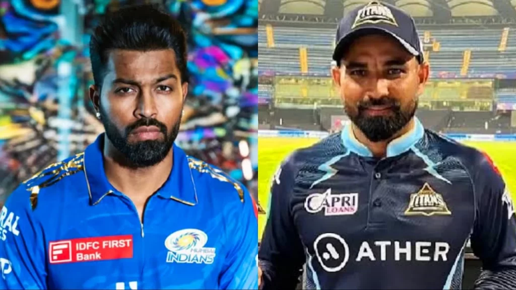 Hardik Pandya and Mohammed Shami