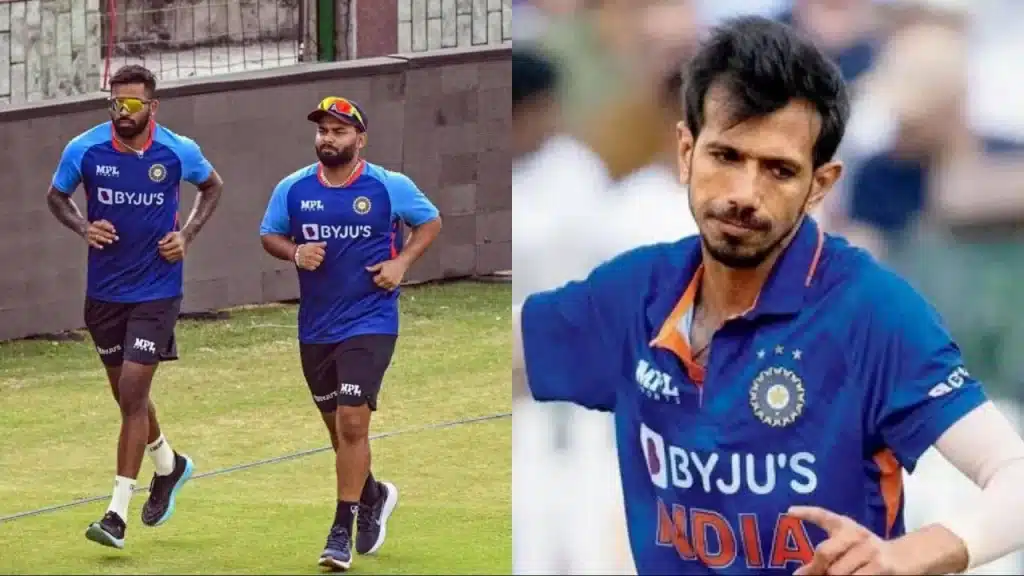 Rishabh Pant, Hardik Pandya and Yuzvendra Chahal