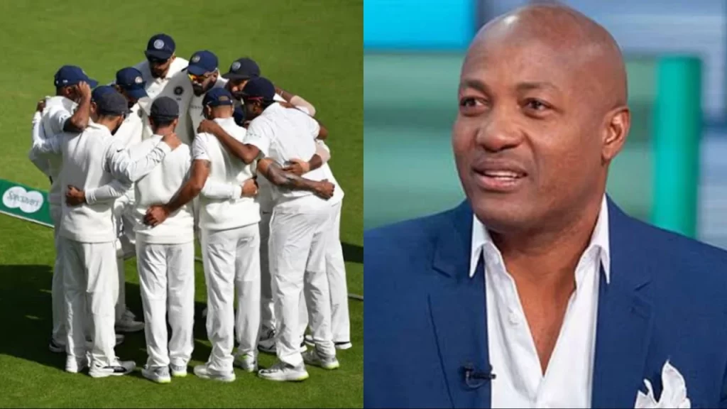 Indian Test Team and Brian Lara