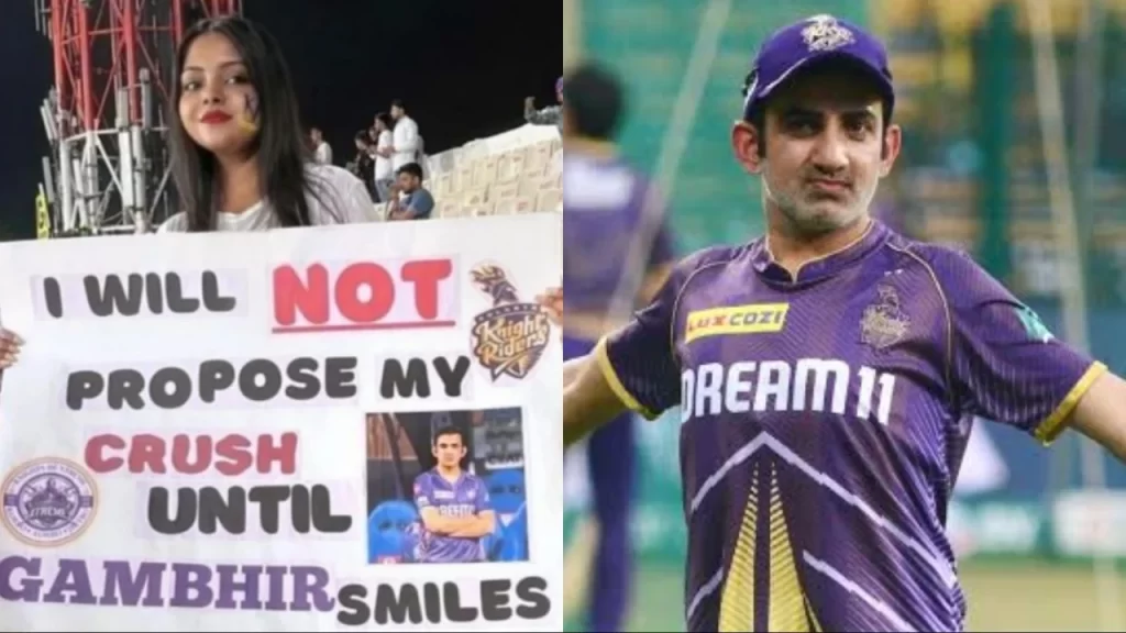 Gautam Gambhir and Fangirl