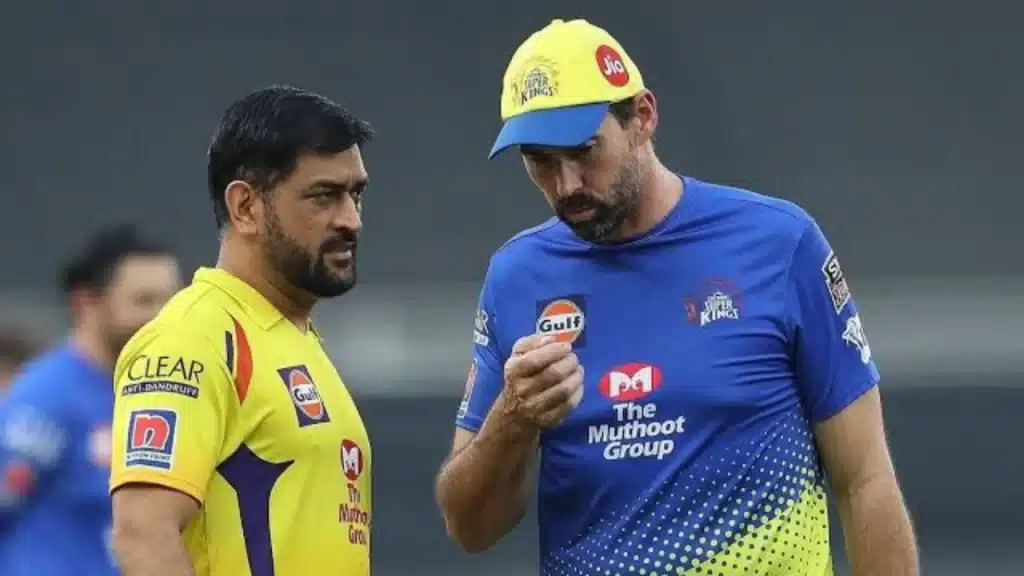 MS Dhoni and Stephen Fleming