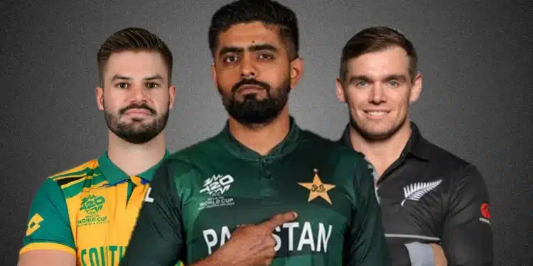 Aiden Markram, Babar Azam and Tom Latham