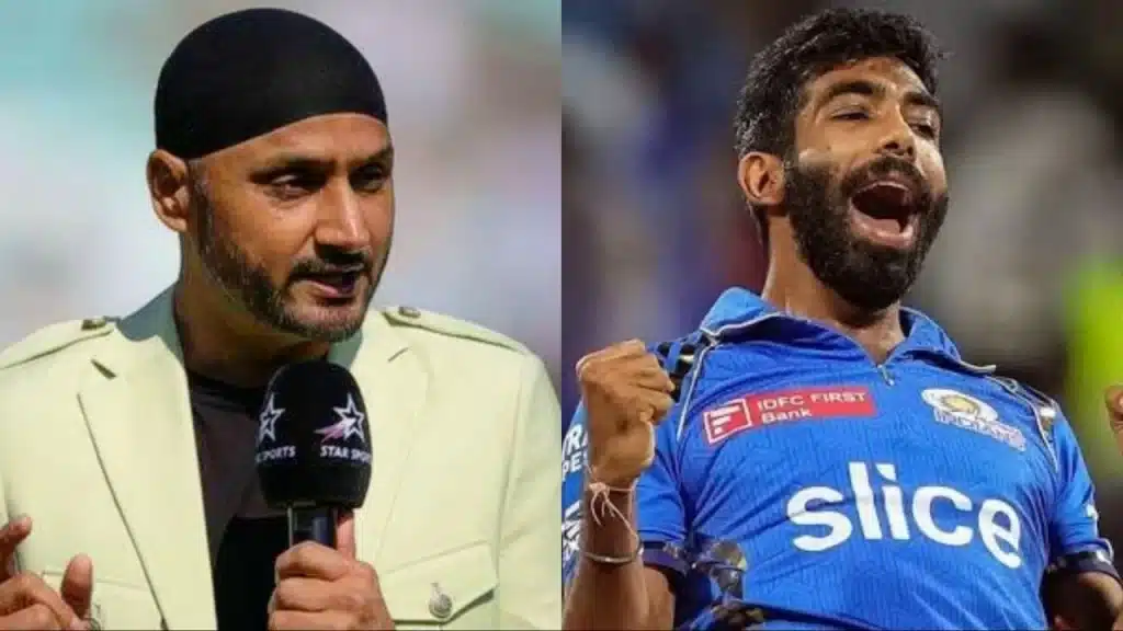 Harbhajan Singh and Jasprit Bumrah