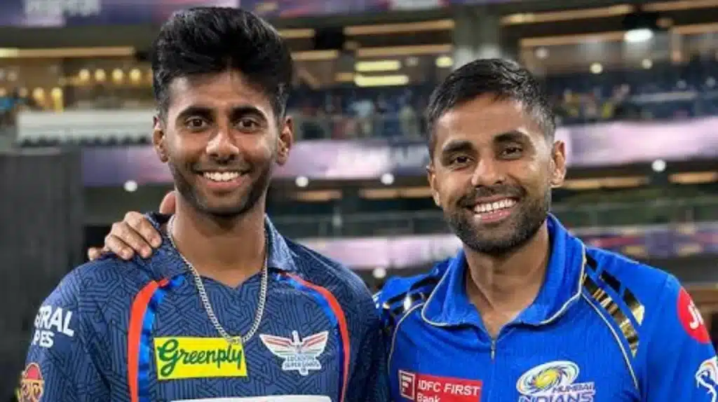 Mayank Yadav with Suryakumar Yadav