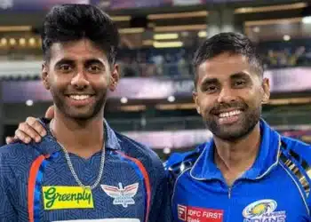 Mayank Yadav with Suryakumar Yadav