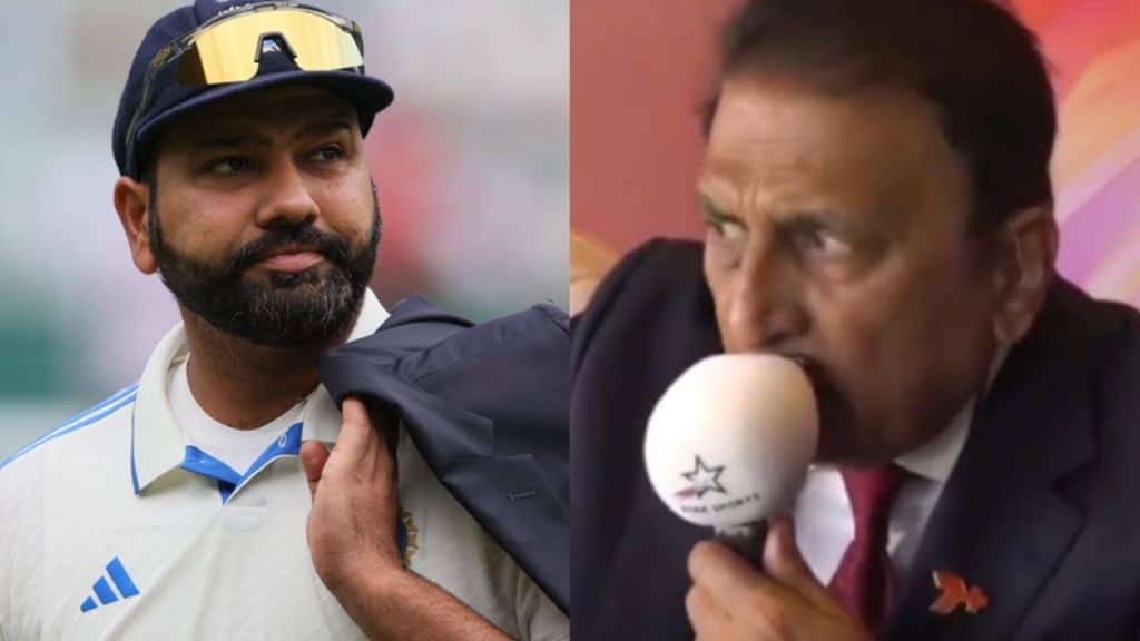 Rohit Sharma and Sunil Gavaskar