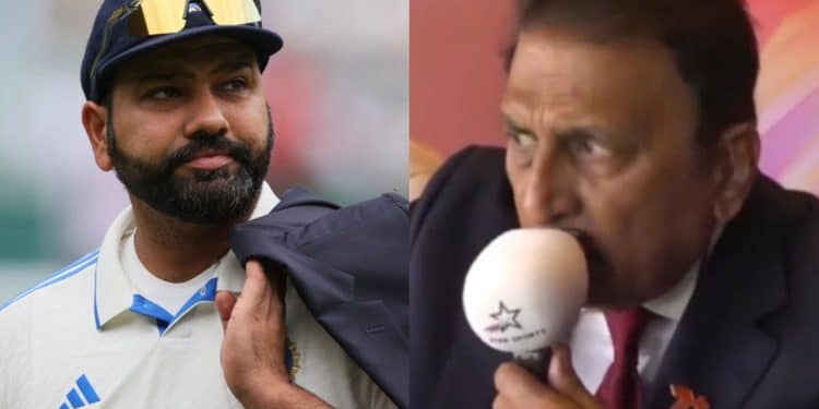 Rohit Sharma and Sunil Gavaskar