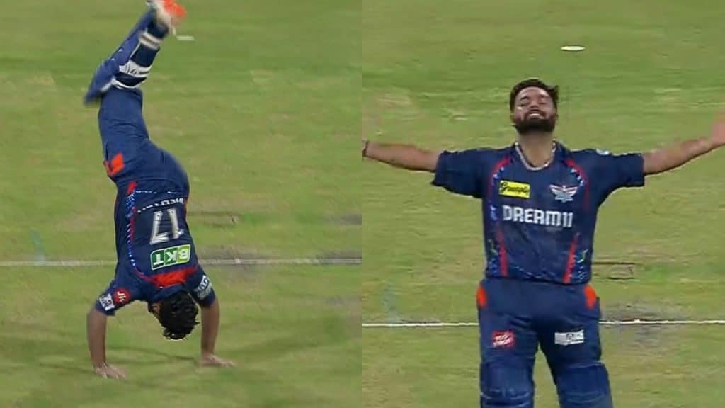 Rishabh Pant's Celebration