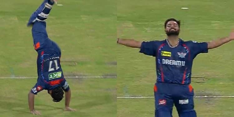 Rishabh Pant's Celebration