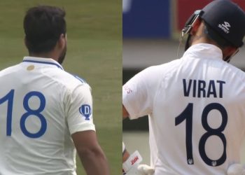 Mukesh Kumar wearing Jersey 18
