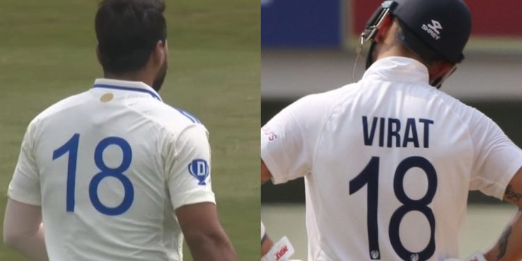 Mukesh Kumar wearing Jersey 18