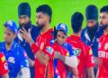 Shreyas Iyer yelling at Shashank Singh
